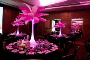 filling your space table centrepieces